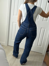 Load image into Gallery viewer, Coastal Blue Denim Overalls Jumpsuit
