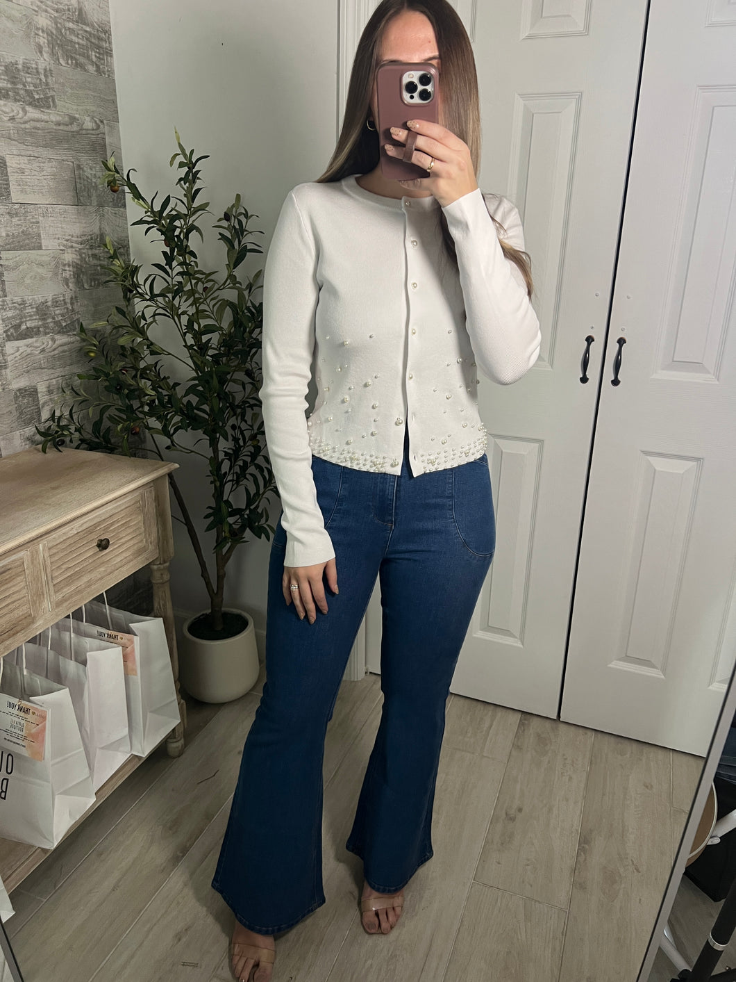 Winter White Cardigan