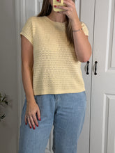 Load image into Gallery viewer, Butter Yellow Breeze Knit Top
