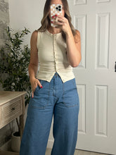Load image into Gallery viewer, Amy Knit Cream Top

