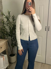 Load image into Gallery viewer, Winter White Cardigan
