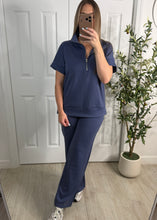 Load image into Gallery viewer, On The Go Indigo Top &amp; Pants Set
