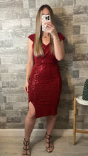 Load image into Gallery viewer, Chanel Red Holiday Dress
