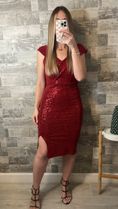 Chanel Red Holiday Dress