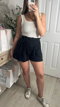 Load image into Gallery viewer, Acid Wash Black Shorts
