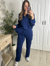 Load image into Gallery viewer, Cloud Comfot Top &amp; Pants Loungewear Set
