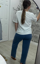 Load image into Gallery viewer, Good Vibes White Tee Top
