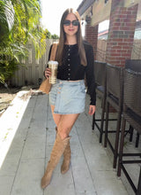 Load image into Gallery viewer, Button Up Ribbed Knit Top
