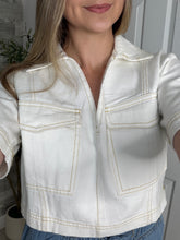 Load image into Gallery viewer, Isla Denim V Neck Top
