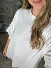 Load image into Gallery viewer, Novi White Cotton Tee

