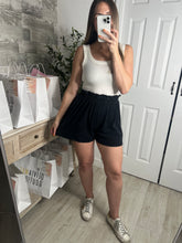 Load image into Gallery viewer, Acid Wash Black Shorts
