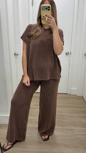 Load image into Gallery viewer, Espresso Lounge Top &amp; Pants Set
