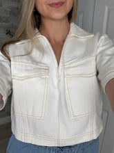 Load image into Gallery viewer, Isla Denim V Neck Top
