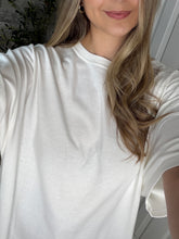 Load image into Gallery viewer, Novi White Cotton Tee
