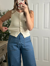Load image into Gallery viewer, Amy Knit Cream Top
