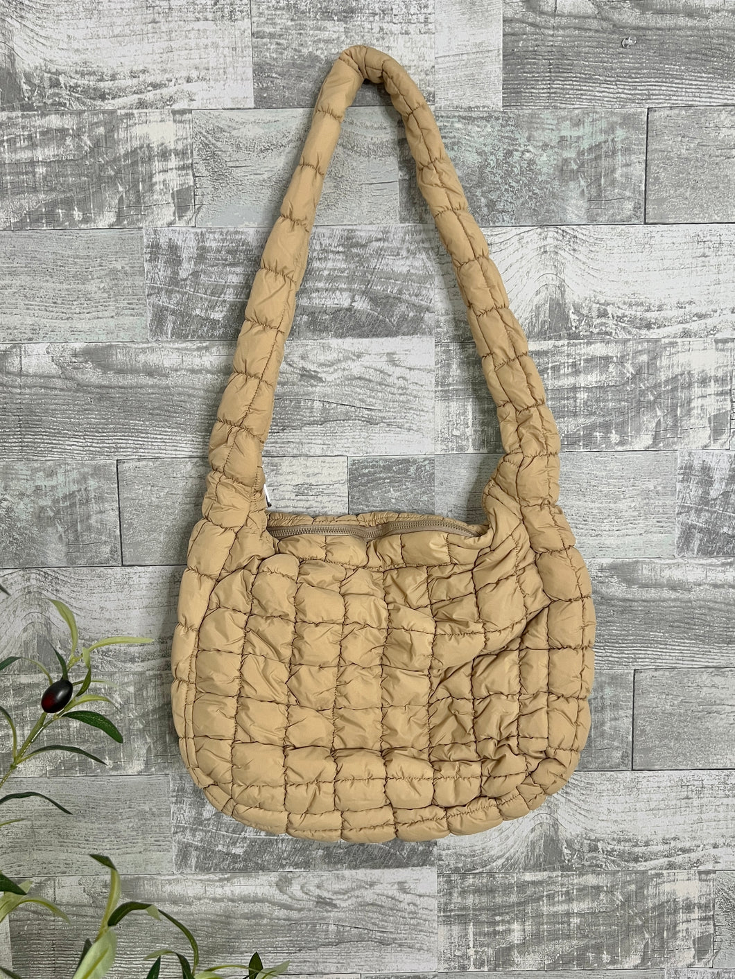 Puff Quillted Bag Khaki