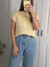Load image into Gallery viewer, Butter Yellow Breeze Knit Top
