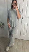 Load image into Gallery viewer, Liberty Lane Top &amp; Pants Set Heather Grey
