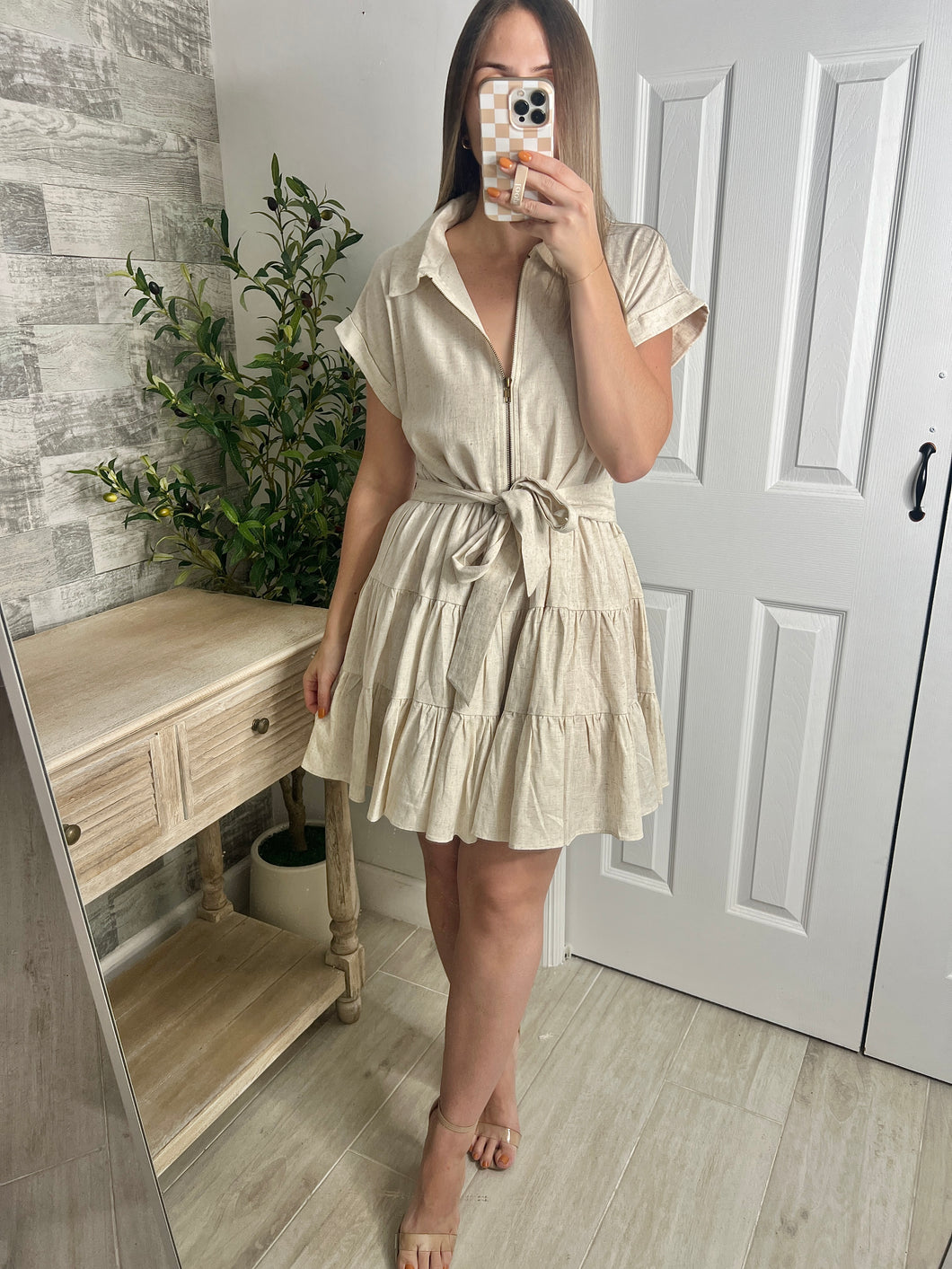 Oatmeal Mini Dress