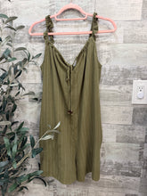 Load image into Gallery viewer, New Girl Olive Romper
