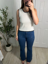 Load image into Gallery viewer, Tori White Tank Top
