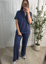 Load image into Gallery viewer, On The Go Indigo Top &amp; Pants Set
