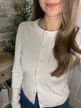 Load image into Gallery viewer, Winter White Cardigan
