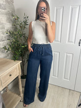 Load image into Gallery viewer, Autumn Blues Denim Pants Dark
