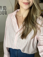 Load image into Gallery viewer, Pink Daze Button Down Top
