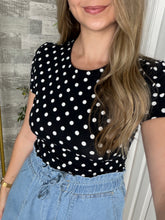 Load image into Gallery viewer, New Girl Polka Dot Top
