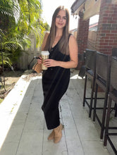 Load image into Gallery viewer, Button Front Vest &amp; Midi Skirt Knit Set
