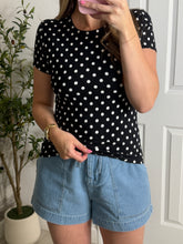 Load image into Gallery viewer, New Girl Polka Dot Top
