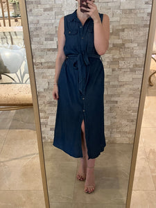 Denim Dreams Blue Midi Dress