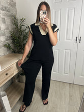 Load image into Gallery viewer, Lauren Black/Cream Top &amp; Pants Set
