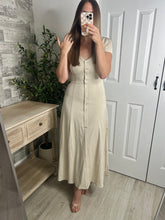 Load image into Gallery viewer, Fancy You Maxi Dress Beige
