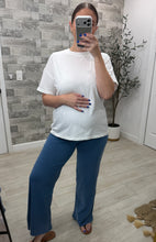 Load image into Gallery viewer, Good Vibes White Tee Top
