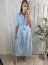 Load image into Gallery viewer, Bluebird Striped Midi Dress
