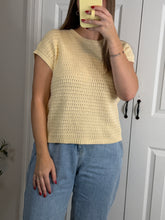 Load image into Gallery viewer, Butter Yellow Breeze Knit Top
