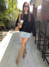 Load image into Gallery viewer, Relaxed Fit Button Down Cardigan Sweater
