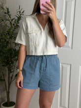 Load image into Gallery viewer, Isla Denim V Neck Top
