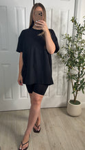Load image into Gallery viewer, On The Run Top &amp; Shorts Set Black

