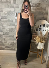 Load image into Gallery viewer, Roxy Full Length Black Dress
