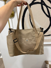 Load image into Gallery viewer, Latte Luxe Tote Bag with Extra Strap

