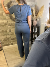 Load image into Gallery viewer, Ocean Blue Jumpsuit
