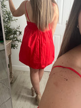 Load image into Gallery viewer, Bubbly Affair Mini Dress Red
