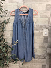 Load image into Gallery viewer, Trendsetter Denim Romper
