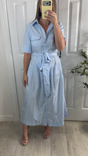 Load image into Gallery viewer, Bluebird Striped Midi Dress
