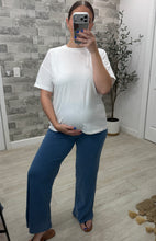 Load image into Gallery viewer, Good Vibes White Tee Top
