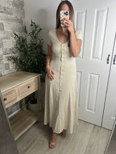 Load image into Gallery viewer, Fancy You Maxi Dress Beige

