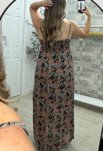 Load image into Gallery viewer, Brown Fall Floral Dress
